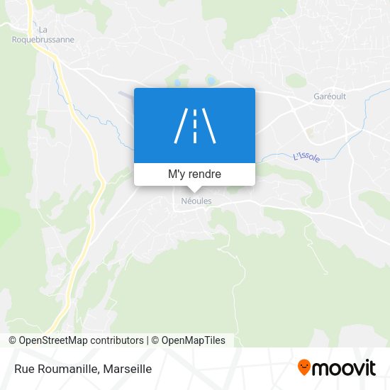 Rue Roumanille plan