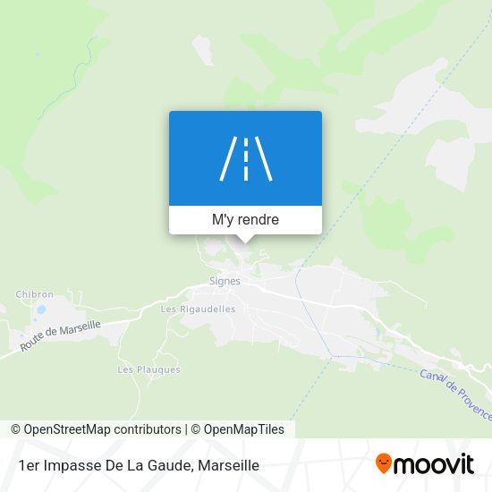 1er Impasse De La Gaude plan