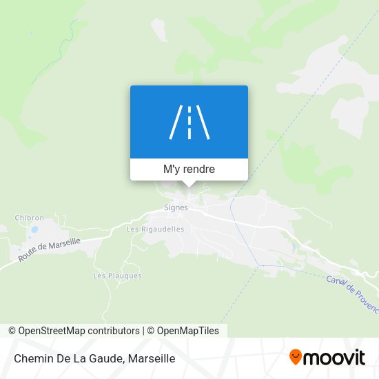 Chemin De La Gaude plan