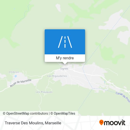 Traverse Des Moulins plan