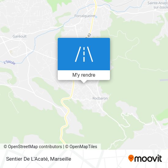 Sentier De L'Acaté plan
