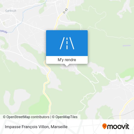 Impasse François Villon plan