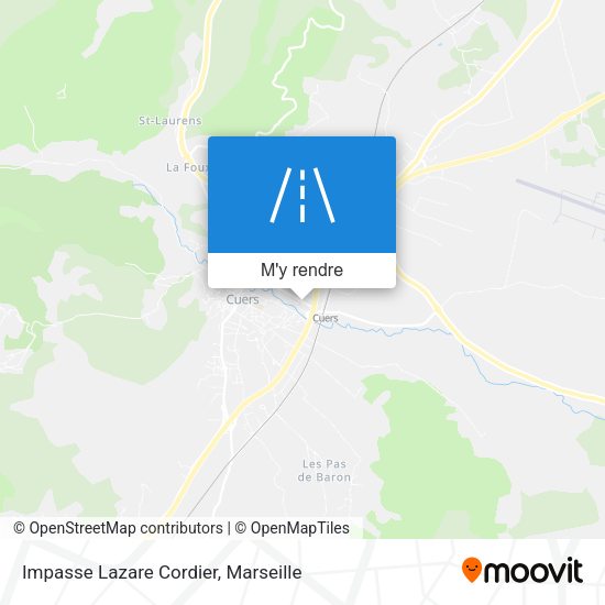 Impasse Lazare Cordier plan