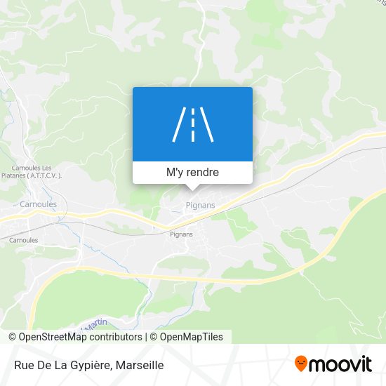 Rue De La Gypière plan
