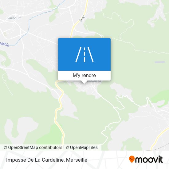Impasse De La Cardeline plan