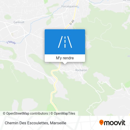 Chemin Des Escoulettes plan