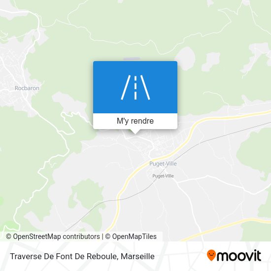 Traverse De Font De Reboule plan
