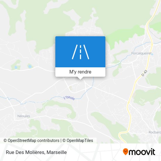 Rue Des Molières plan