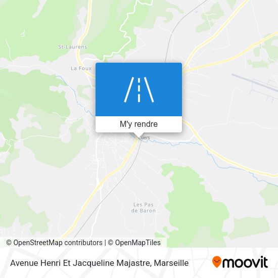 Avenue Henri Et Jacqueline Majastre plan