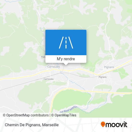 Chemin De Pignans plan