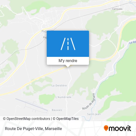 Route De Puget-Ville plan