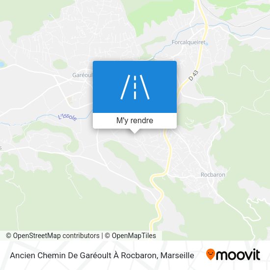 Ancien Chemin De Garéoult À Rocbaron plan