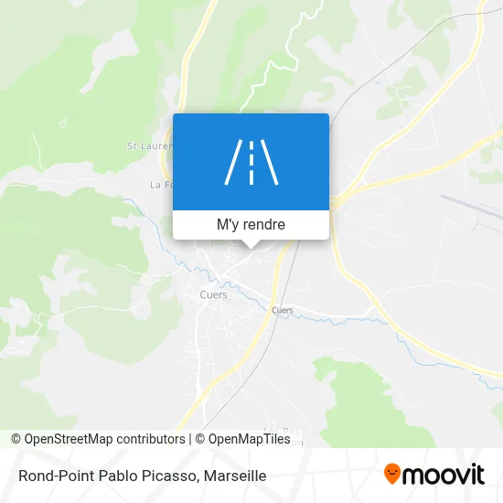 Rond-Point Pablo Picasso plan