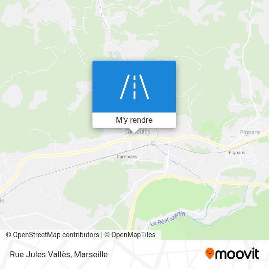 Rue Jules Vallès plan