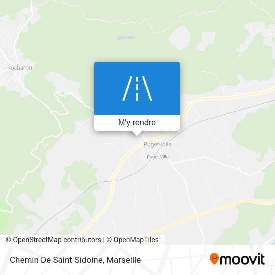 Chemin De Saint-Sidoine plan