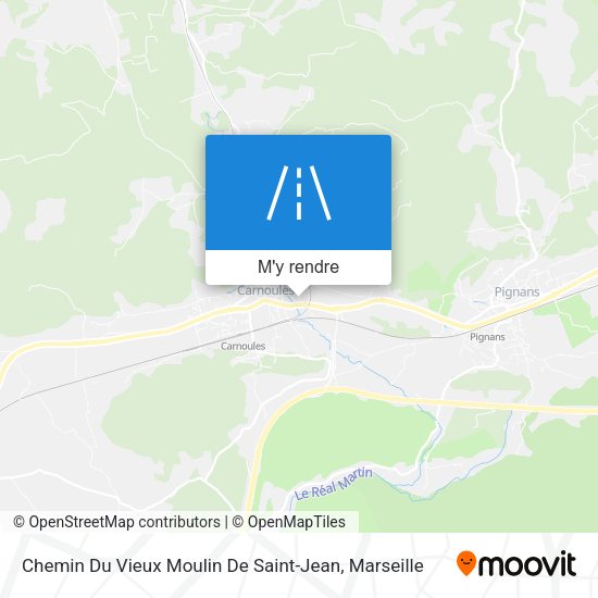Chemin Du Vieux Moulin De Saint-Jean plan