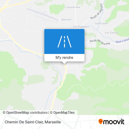 Chemin De Saint-Clair plan