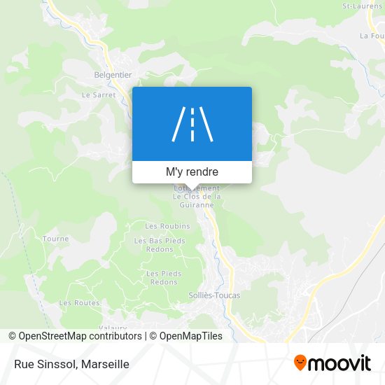 Rue Sinssol plan