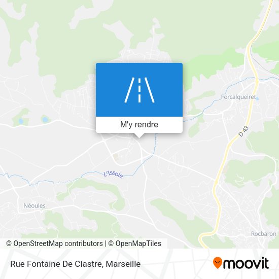 Rue Fontaine De Clastre plan