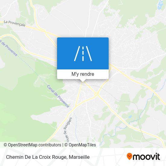 Chemin De La Croix Rouge plan