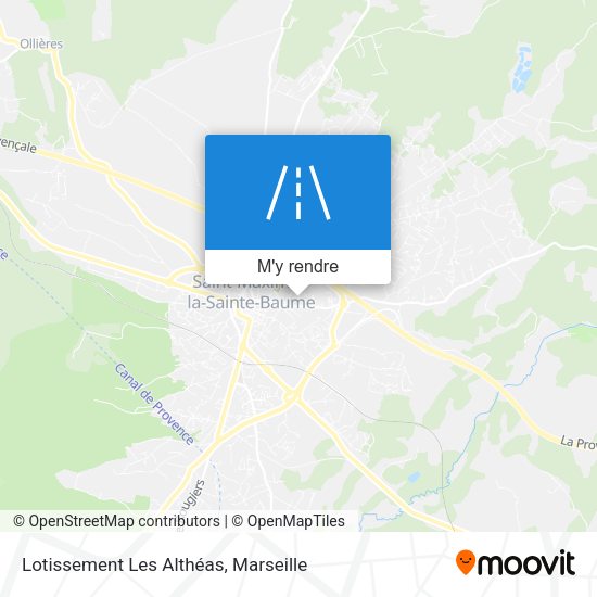 Lotissement Les Althéas plan