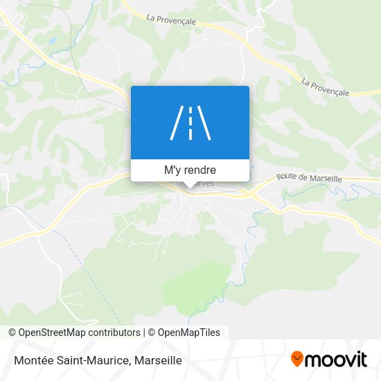 Montée Saint-Maurice plan