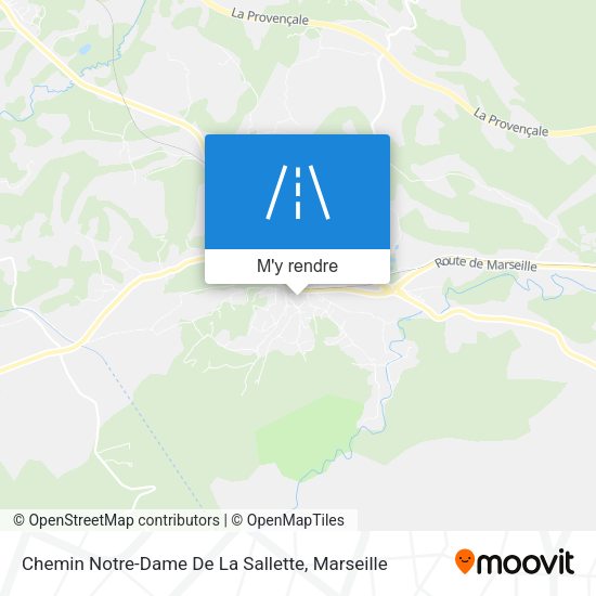 Chemin Notre-Dame De La Sallette plan