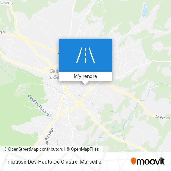 Impasse Des Hauts De Clastre plan