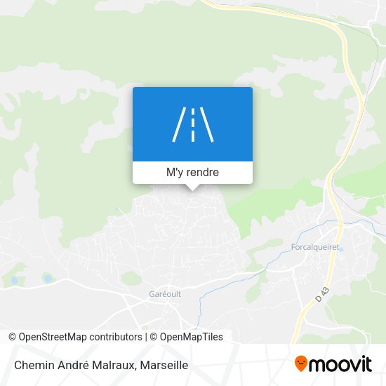 Chemin André Malraux plan