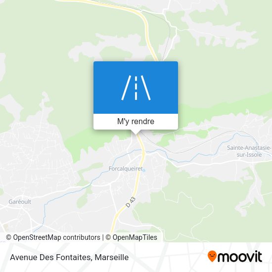 Avenue Des Fontaites plan