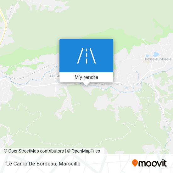 Le Camp De Bordeau plan