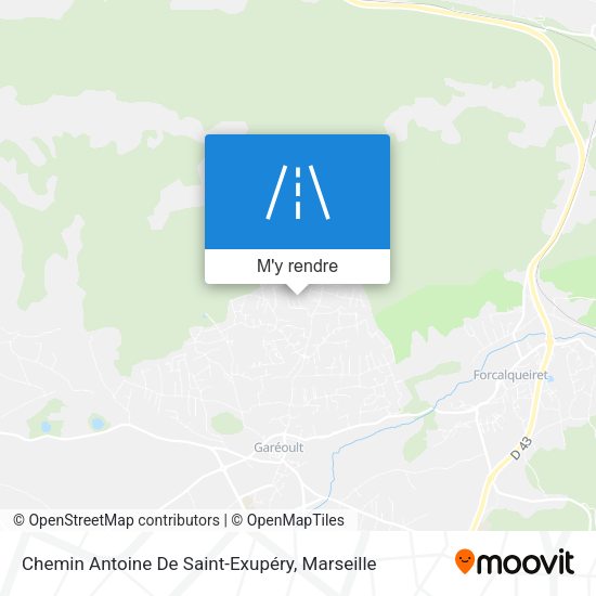 Chemin Antoine De Saint-Exupéry plan
