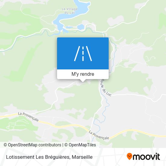 Lotissement Les Bréguières plan