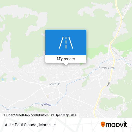 Allée Paul Claudel plan