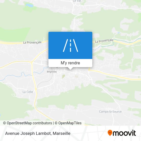 Avenue Joseph Lambot plan