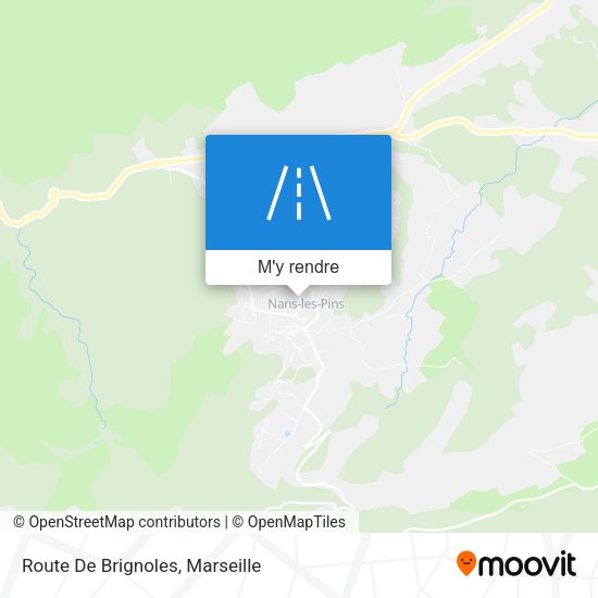 Route De Brignoles plan