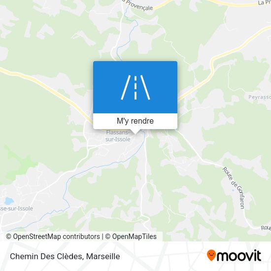 Chemin Des Clèdes plan