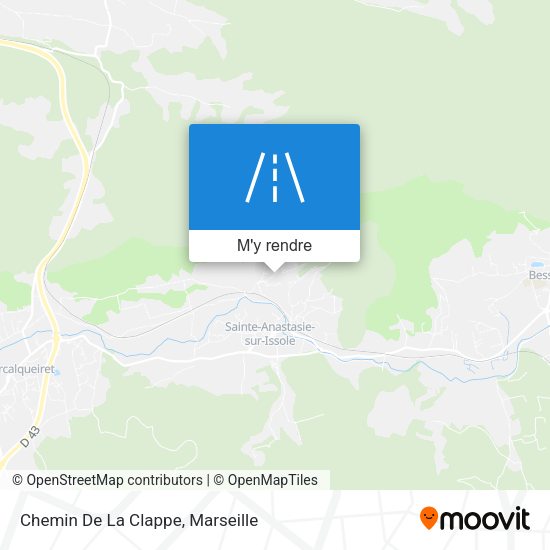 Chemin De La Clappe plan