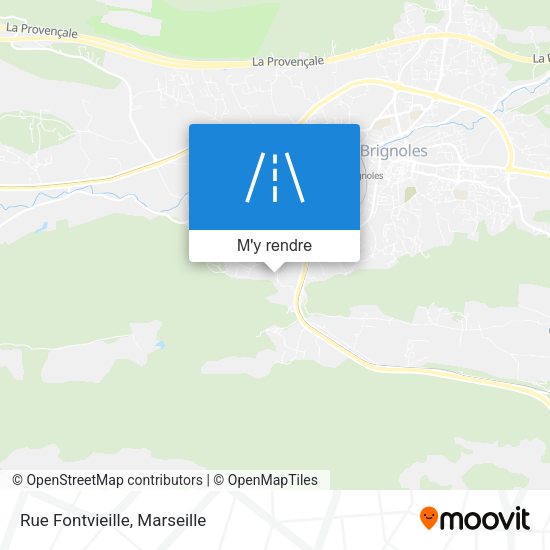 Rue Fontvieille plan