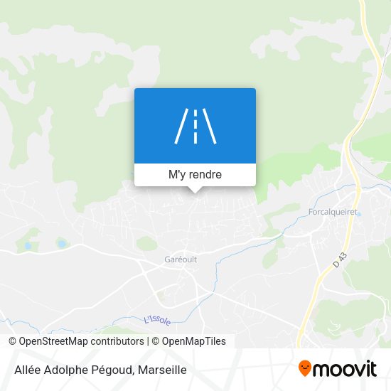 Allée Adolphe Pégoud plan