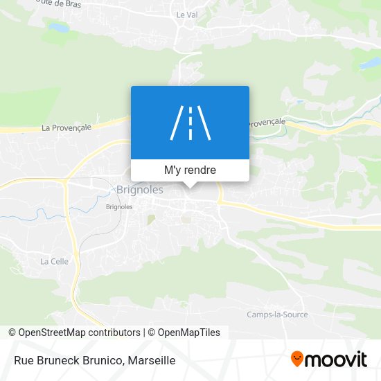 Rue Bruneck Brunico plan