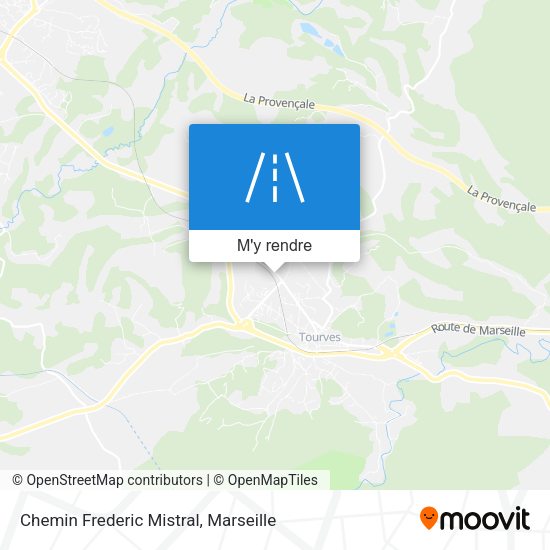 Chemin Frederic Mistral plan