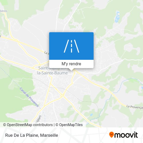 Rue De La Plaine plan