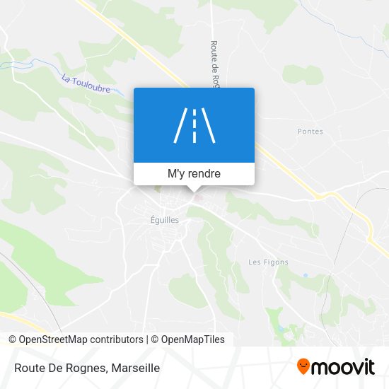 Route De Rognes plan