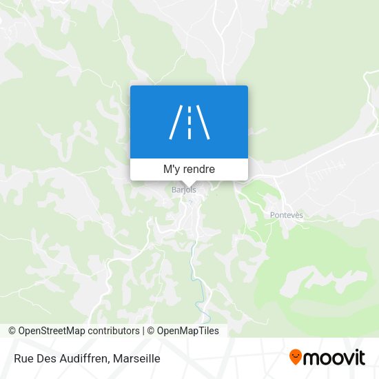 Rue Des Audiffren plan
