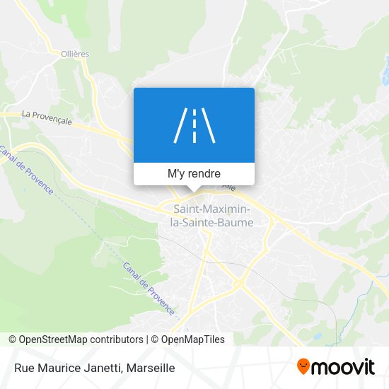 Rue Maurice Janetti plan