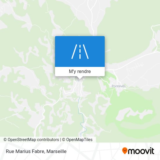 Rue Marius Fabre plan