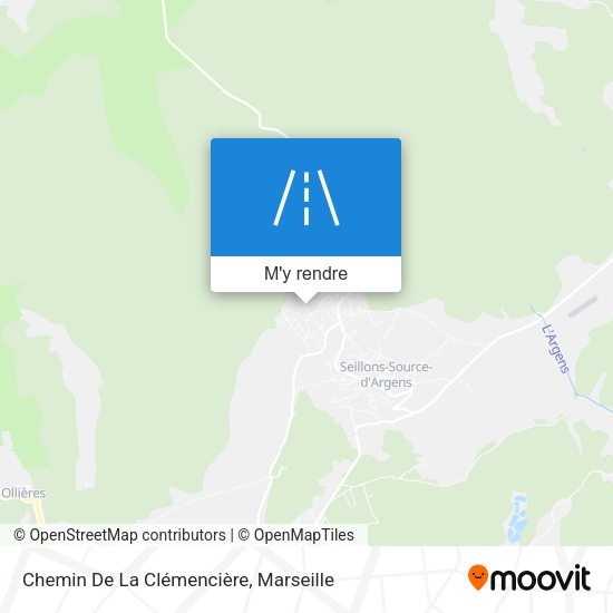 Chemin De La Clémencière plan