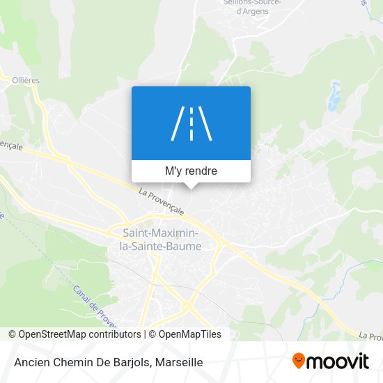 Ancien Chemin De Barjols plan