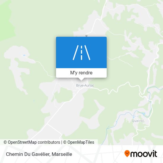 Chemin Du Gavélier plan